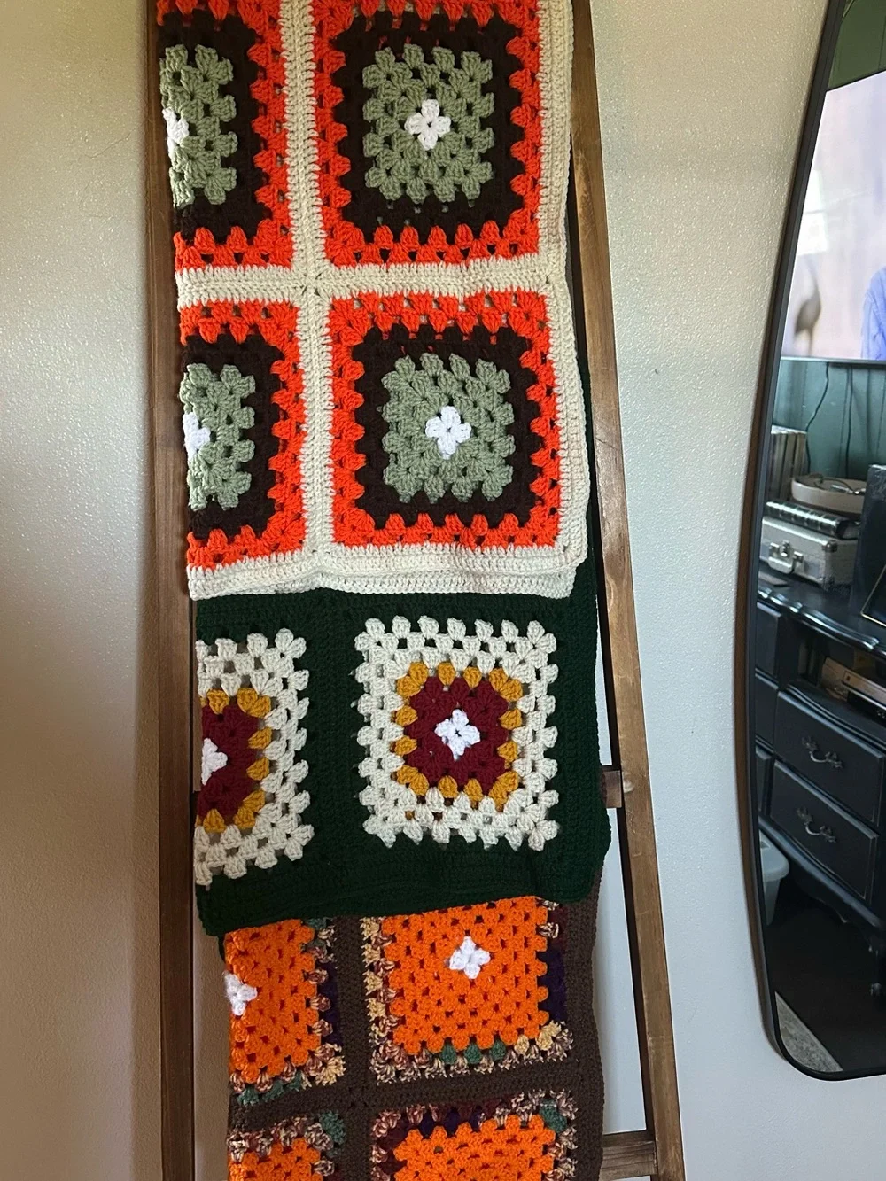 N/A chair afghan